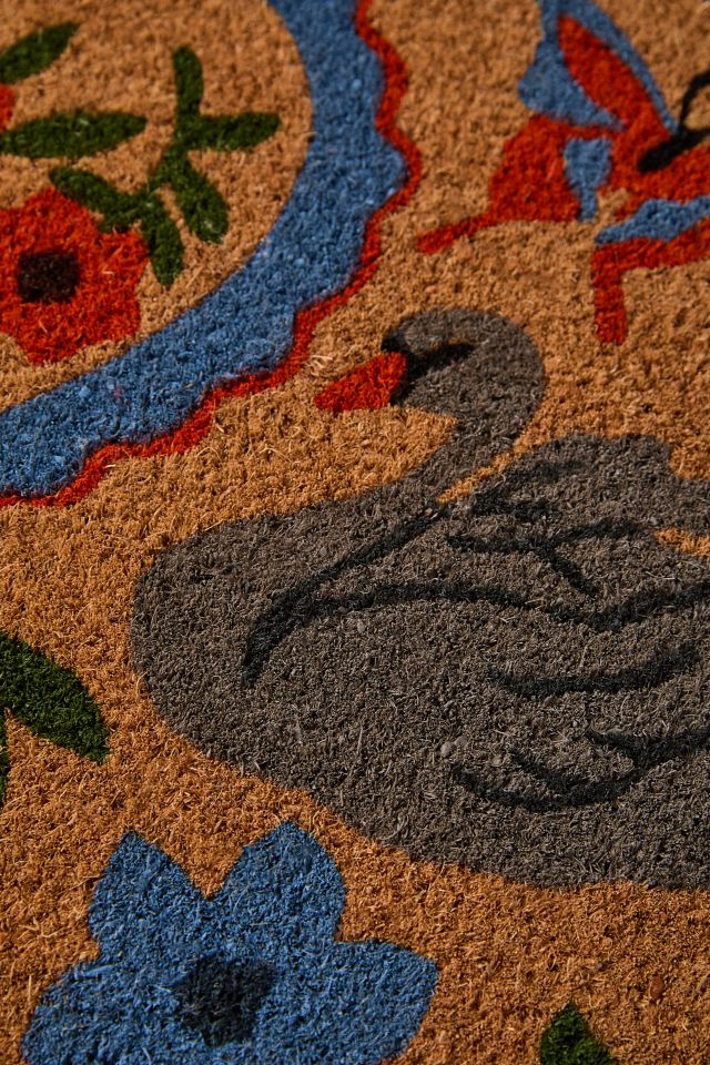 Mariya Swan Icon Textural Coir Doormat #1