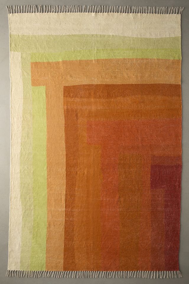 Mae Patchwork Digital Printed Chenille Rug #1