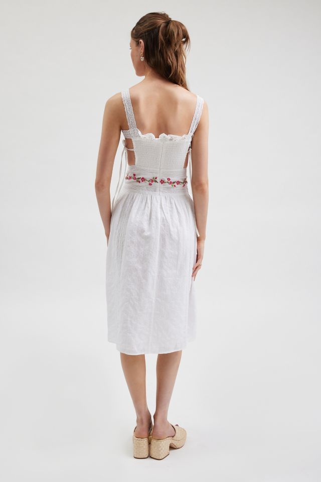 Robe Midi Brodée Jolene Pour Love & Lemons #2