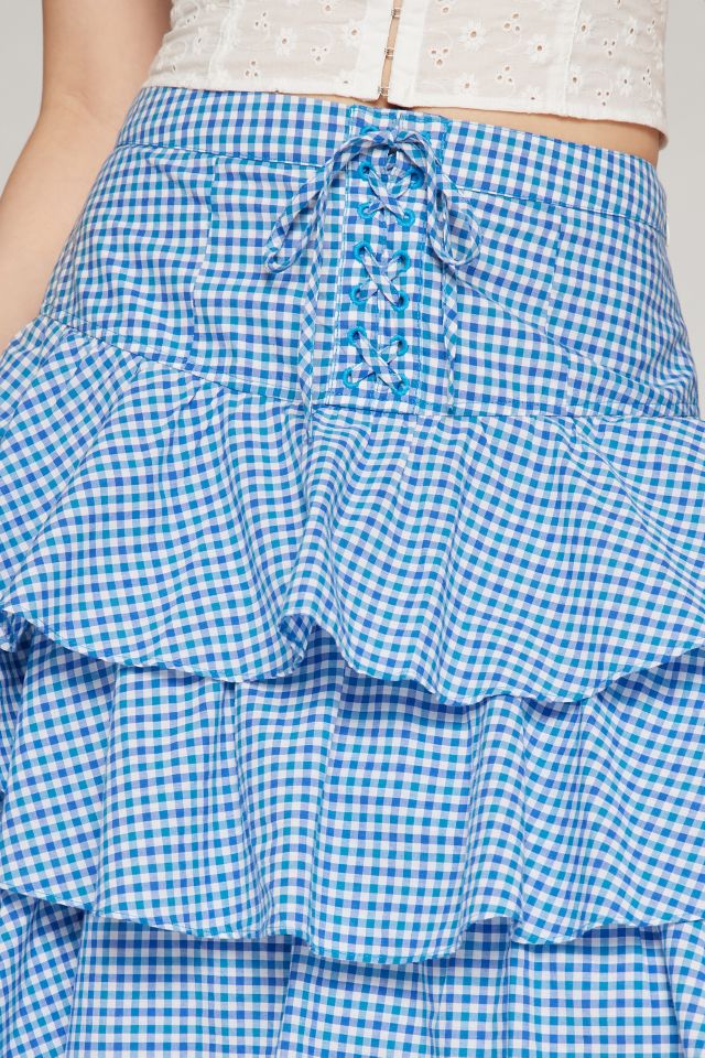 Kimchi Blue Diana Tiered Maxi Skirt #3