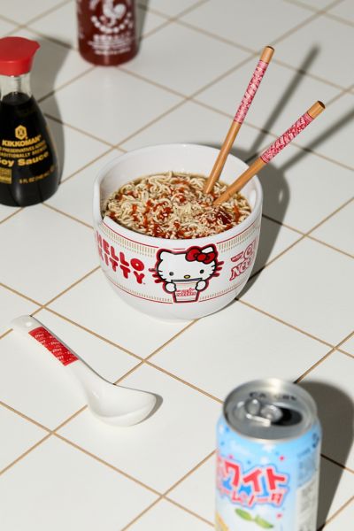 Hello Kitty X Nissin Noodle Bowl & Chopstick Set