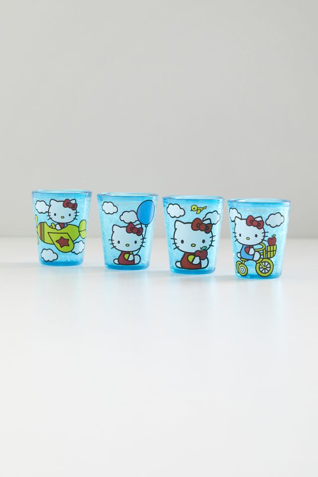 Sanrio Hello Kitty 2 oz Freeze Mini Gel Shot Glass - Set Of 4 #1