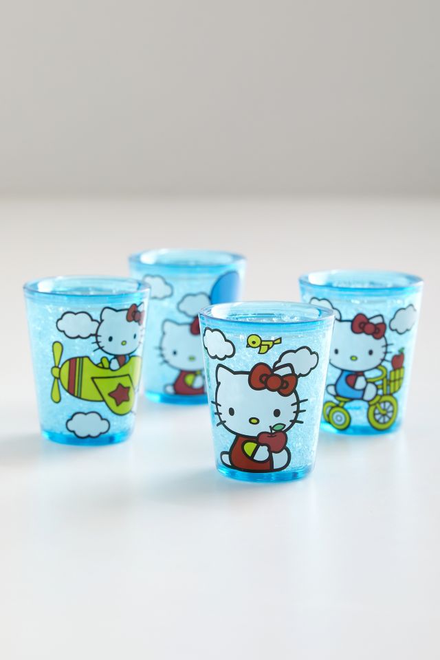 Sanrio Hello Kitty 2 oz Freeze Mini Gel Shot Glass - Set Of 4 #2