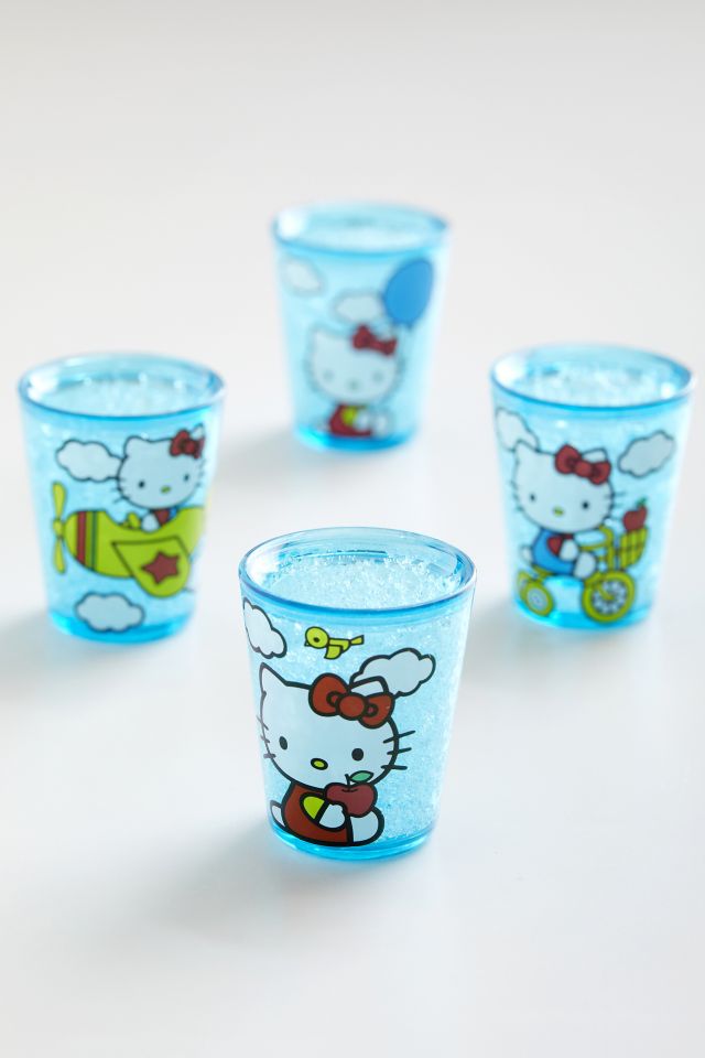 Sanrio Hello Kitty 2 oz Freeze Mini Gel Shot Glass - Set Of 4 #3