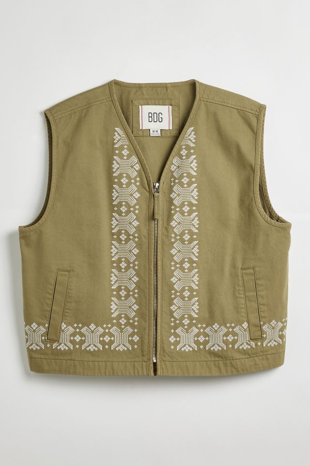 BDG Embroidered Vest #1