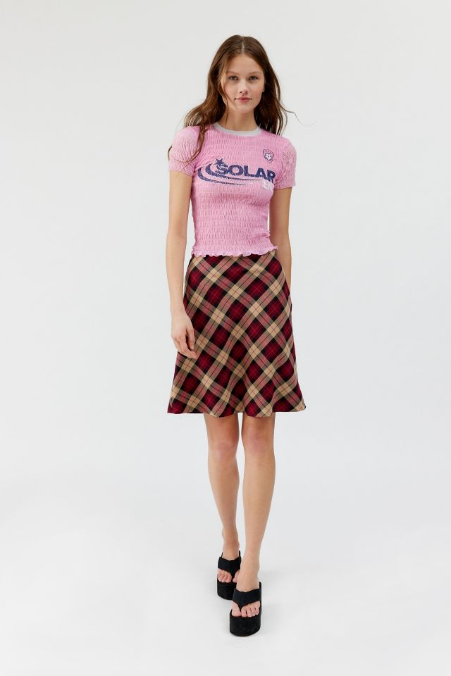 Solar Smocked Mesh Baby Tee #1
