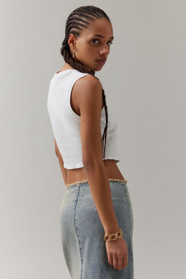 BDG Elliote Crafted Cropped Tank Top #3