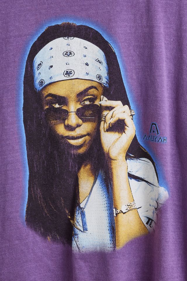 Aaliyah Airbrush Graphic Tee #2