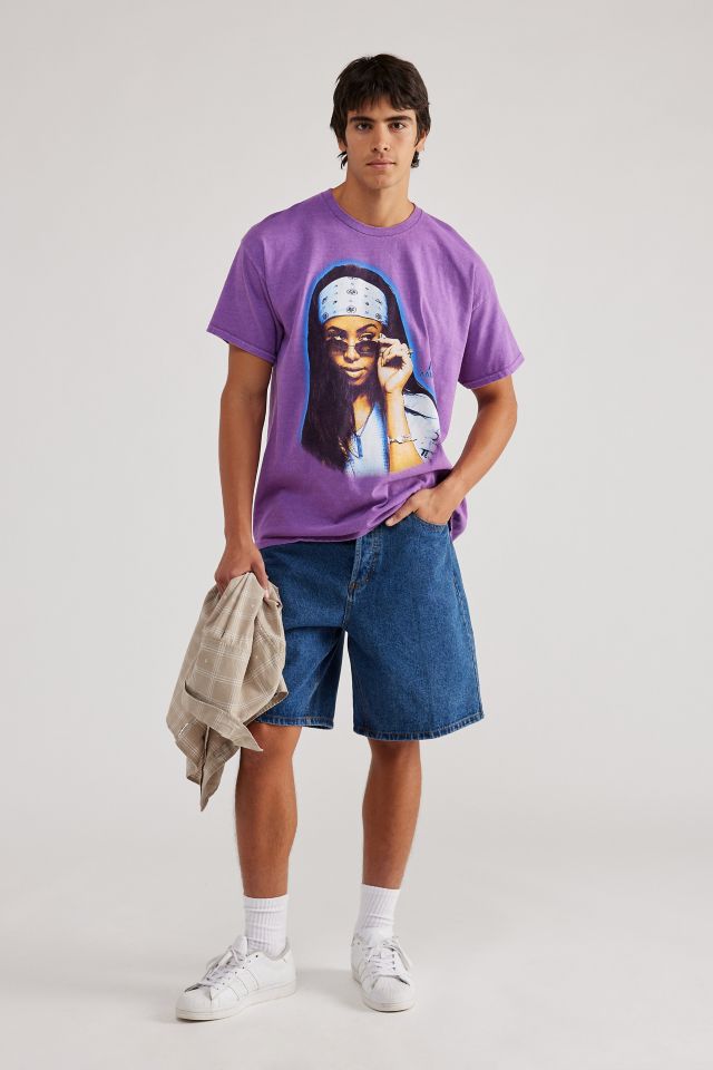 Aaliyah Airbrush Graphic Tee #3