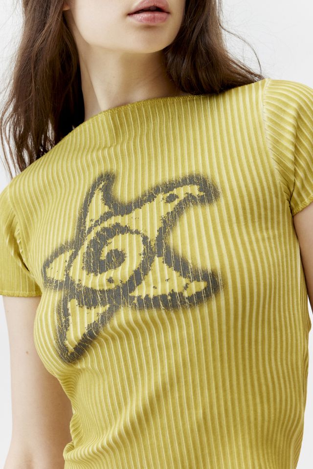 T-shirt Ras du Cou Délavé Étoile pour Bébé #1