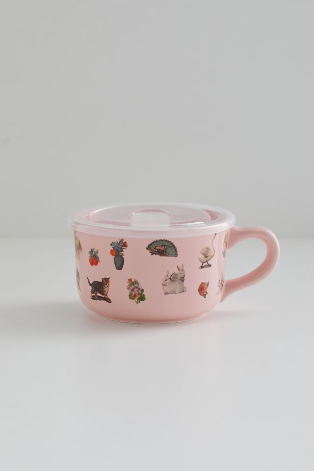 Icon Lidded Soup Mug #2
