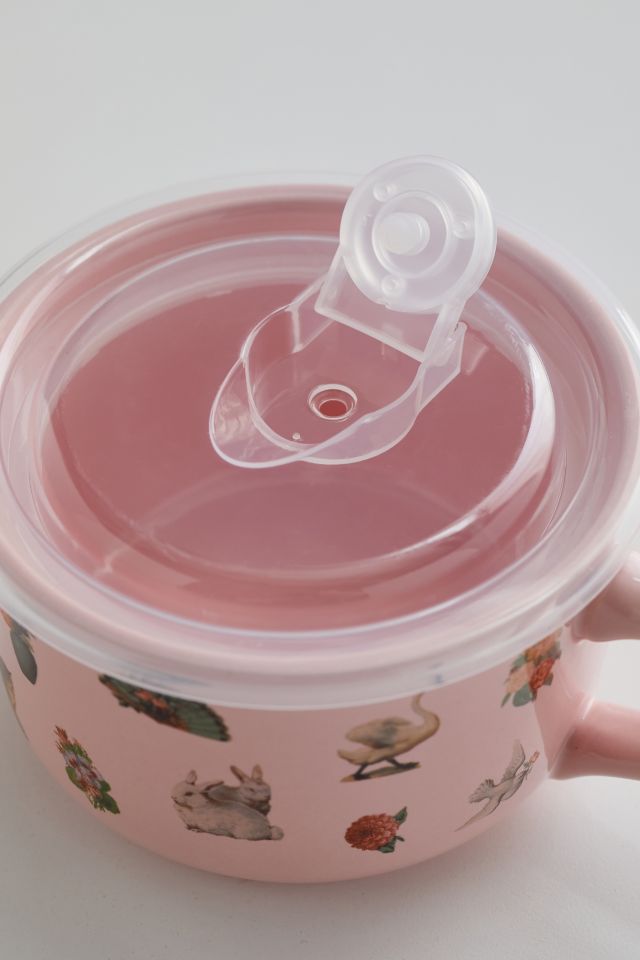 Icon Lidded Soup Mug #3