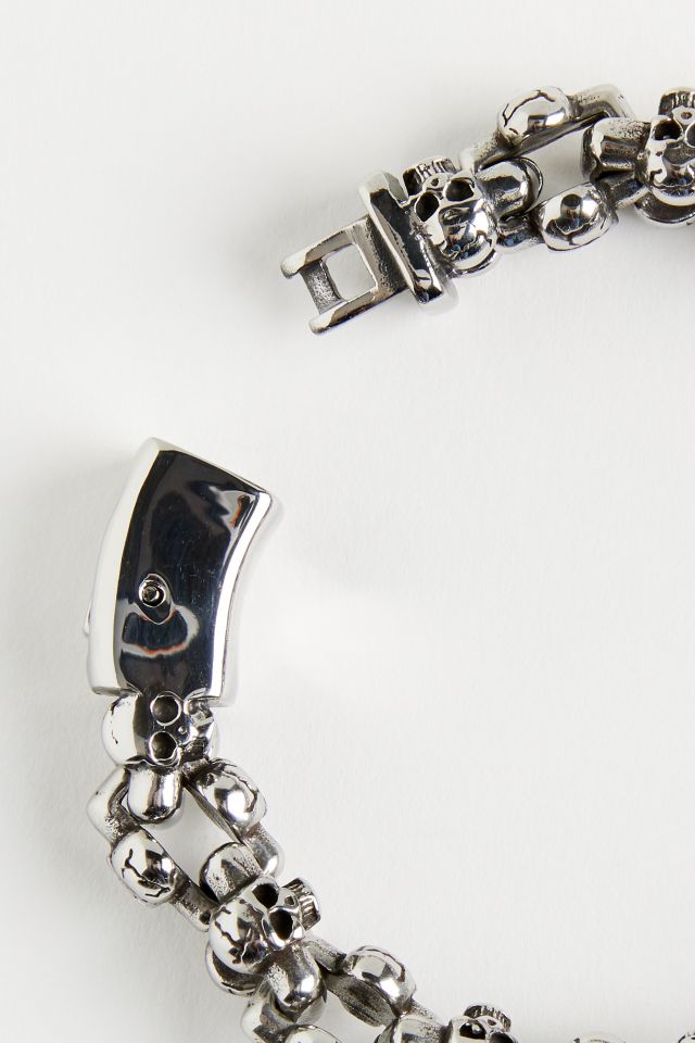 Bracelet Chaîne en Acier Inoxydable Tête de Mort #1