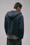 BDG Bonfire Solid Zip-Up Hoodie Sweatshirt