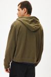 BDG Bonfire Cropped Zip Hoodie Sweatshirt
