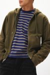 BDG Bonfire Cropped Zip Hoodie Sweatshirt