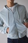 BDG Bonfire Solid Zip-Up Hoodie Sweatshirt