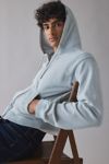 BDG Bonfire Solid Zip-Up Hoodie Sweatshirt