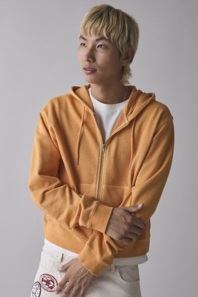 BDG Bonfire Solid Zip Hoodie Sweatshirt