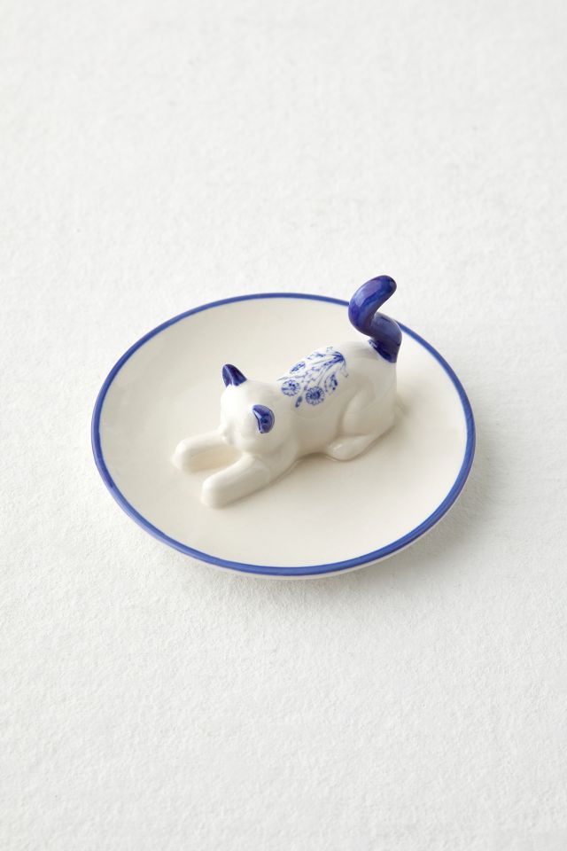 Support pour bague extensible en forme de chat #1