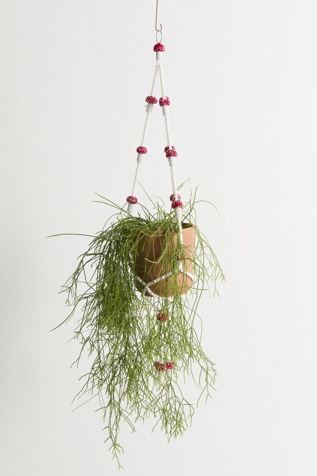 Rocio Beaded Mushroom Plant Hanger #1