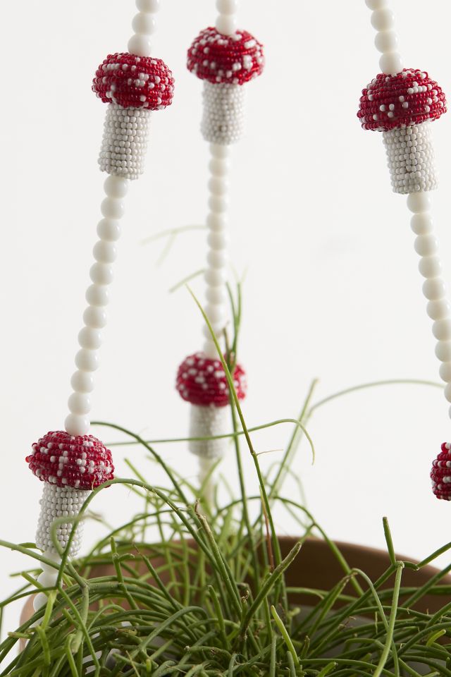 Rocio Beaded Mushroom Plant Hanger #2
