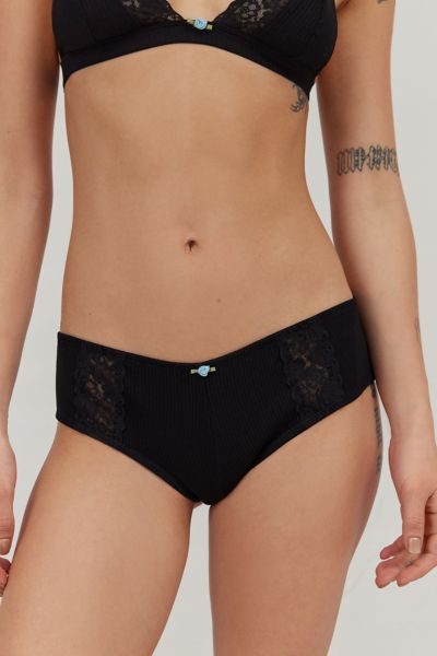 Out From Under Love Bug Boyshort Undie In Black, Women's At Urban Outfitters