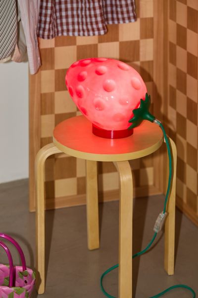 Urban Outfitters Strawberry Table Lamp In Red At  In Blue
