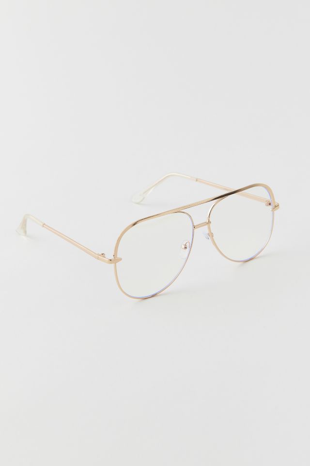 Jade Aviator Blue Light Glasses #1