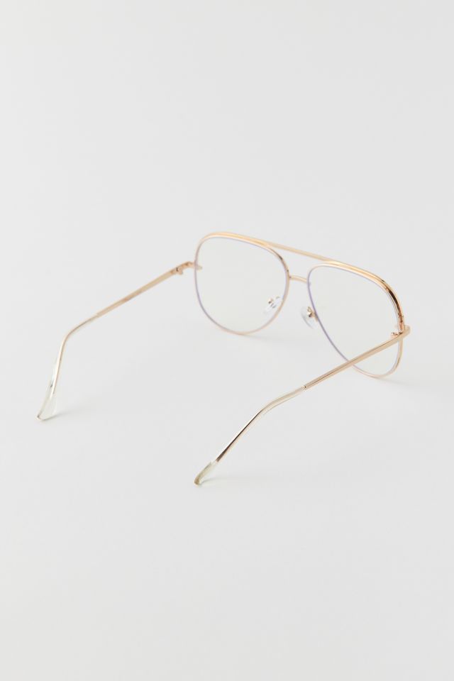 Jade Aviator Blue Light Glasses #3