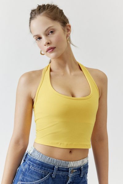 Beyond Yoga Spacedye Well Rounded Cropped Halter Tank Top