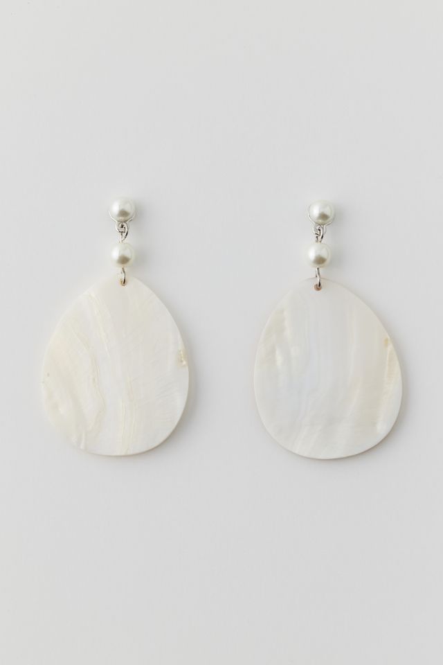 Pearlized Teardrop Earring #1