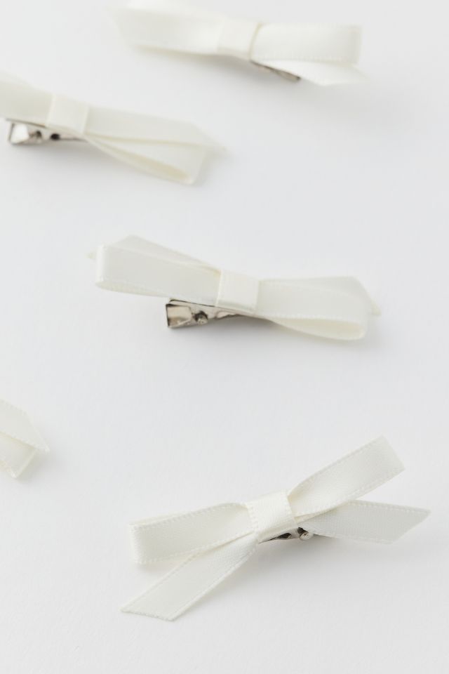 Mini Satin Hair Bow Clip Set #2