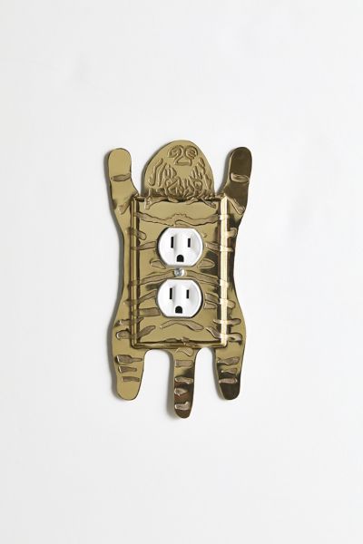 Urban Outfitters Tiger Switch Plate In Gold At  In Gold
