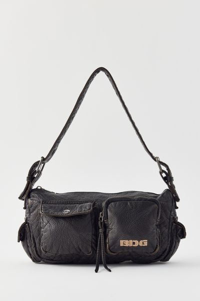 Bdg Amelia Pocket Shoulder Bag In Black, Women's At Urban Outfitters