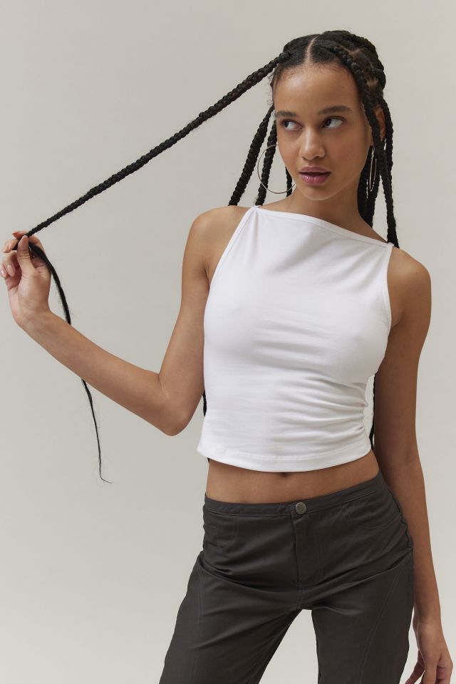 BDG Romy Boatneck Cropped Tank Top #2