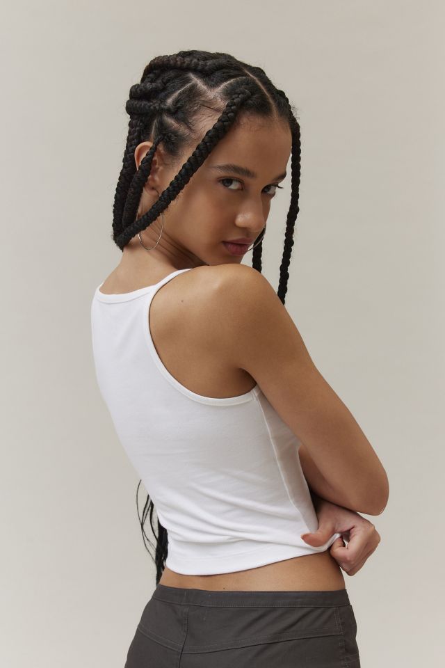 BDG Romy Boatneck Cropped Tank Top #3
