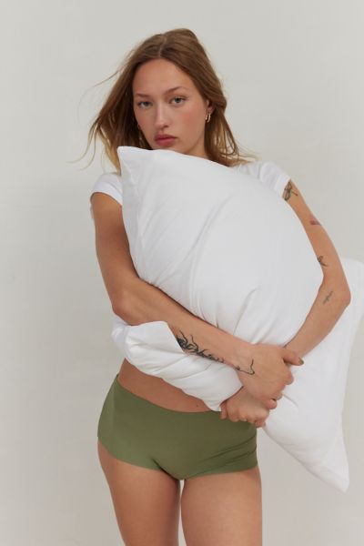 Out From Under Ribbed Base Layer Boyshort Undie In Green, Women's At Urban Outfitters In Green