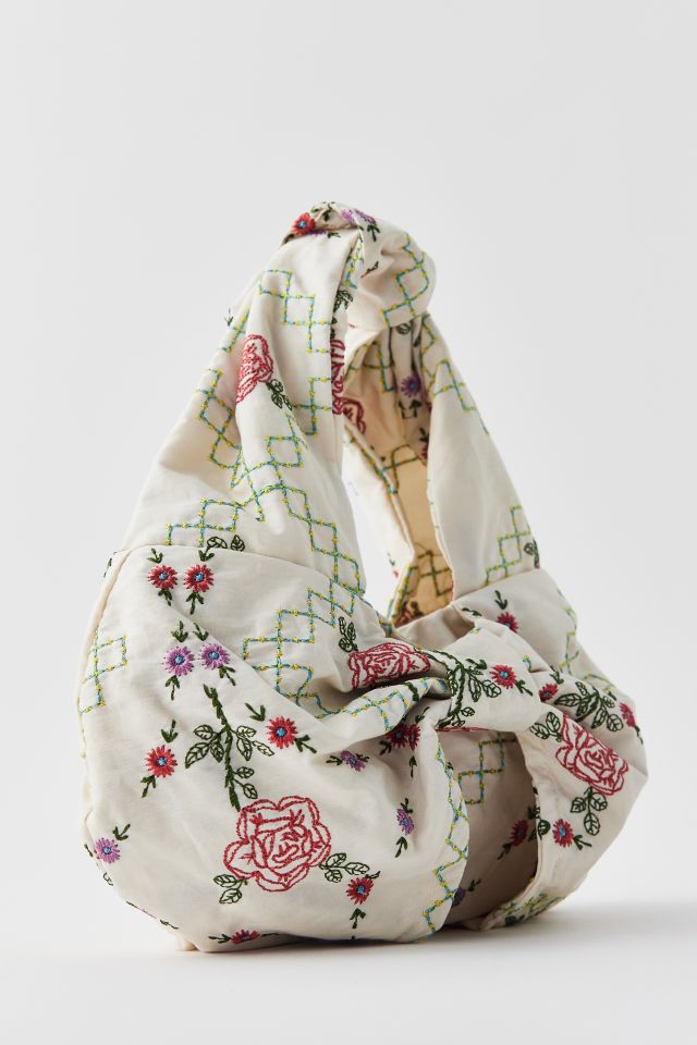 Sac Kimchi Blue Brodé Avec Nœud #1