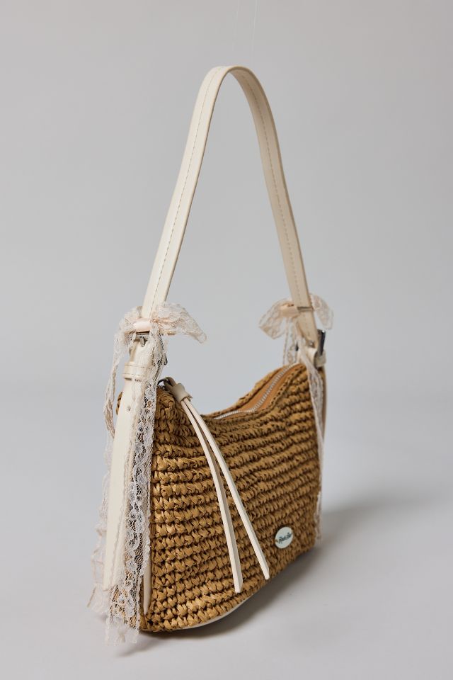 Urban Outfitters☆ ナチュラルラフィア・ショルダーバッグ Kimchi Blue Lucia Raffia Bag | Urban Outfitters