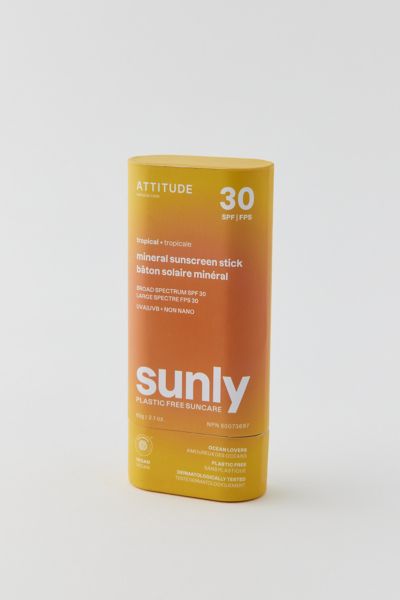 Attitude Sunly SPF 30 Mineral Sunscreen Stick