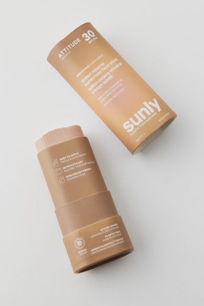 Attitude Sunly SPF 30 Mineral Sunscreen Face Stick