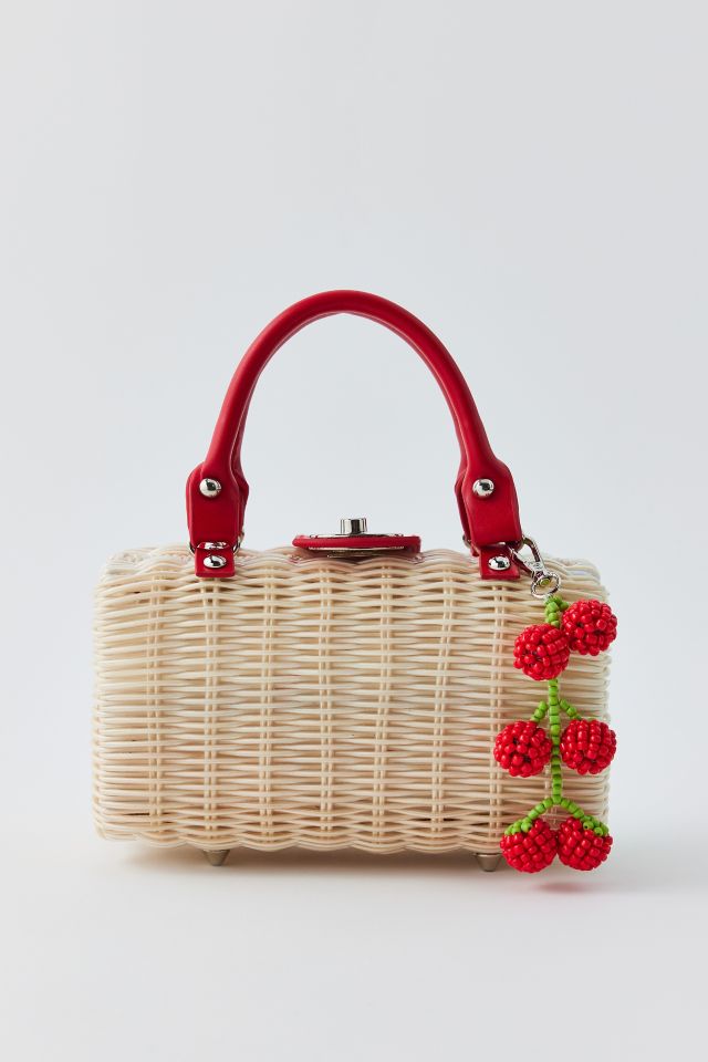 Kimchi Blue Woven Straw Hinge Mini Bag #2