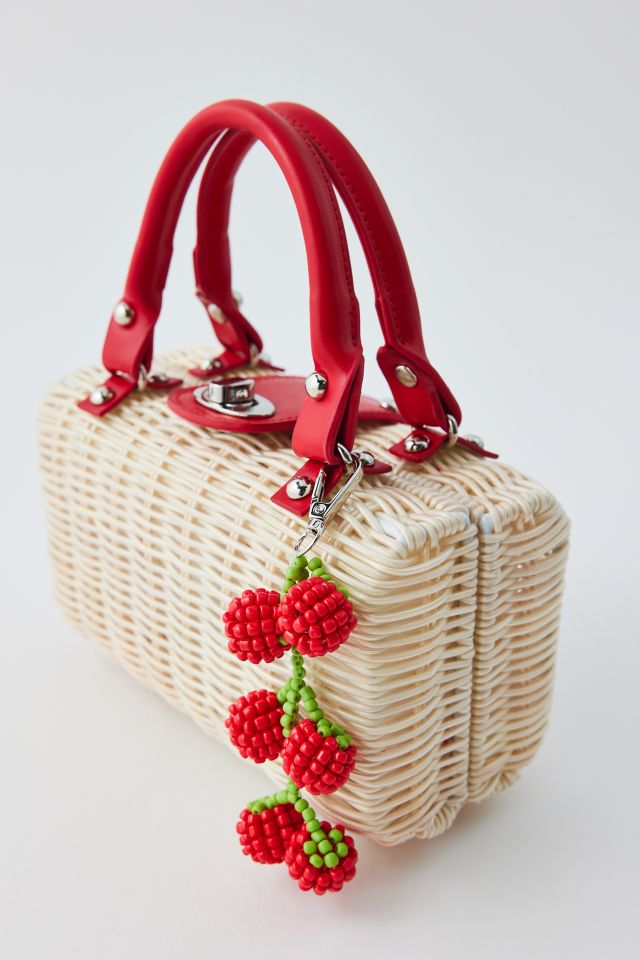 Kimchi Blue Woven Straw Hinge Mini Bag #3