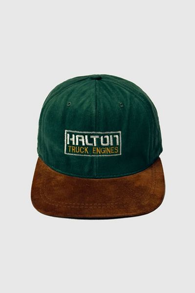 Vintage 1990’s Halton Truck Engines Suede Brim  Hat