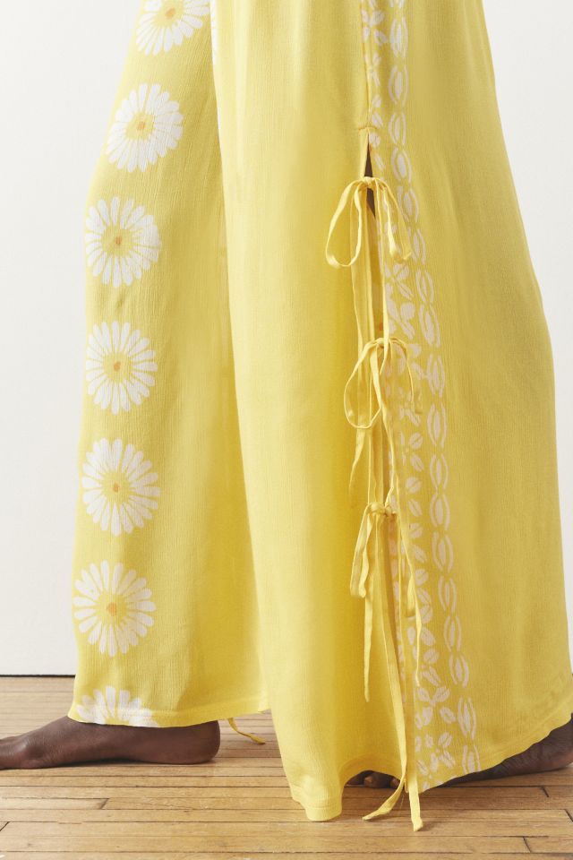 Out From Under Tied Up Gauze Wide Leg Pant #3