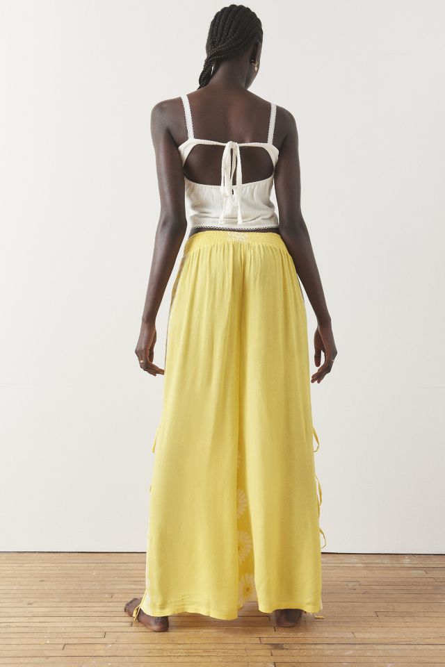 Out From Under Tied Up Gauze Wide Leg Pant #4
