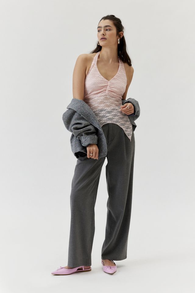 Urban Renewal Remnants Witchy Hem Halter Top #1