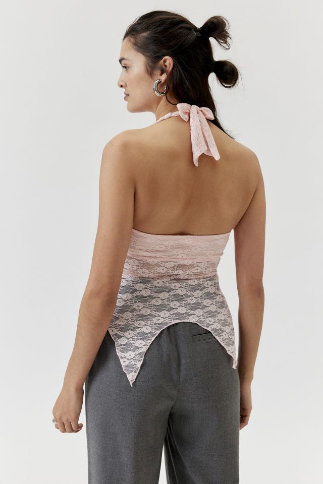 Urban Renewal Remnants Witchy Hem Halter Top #3
