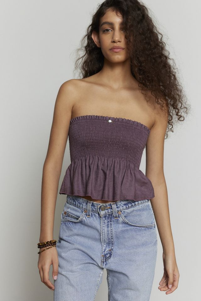 Urban Renewal Linen Wrap Halter Top